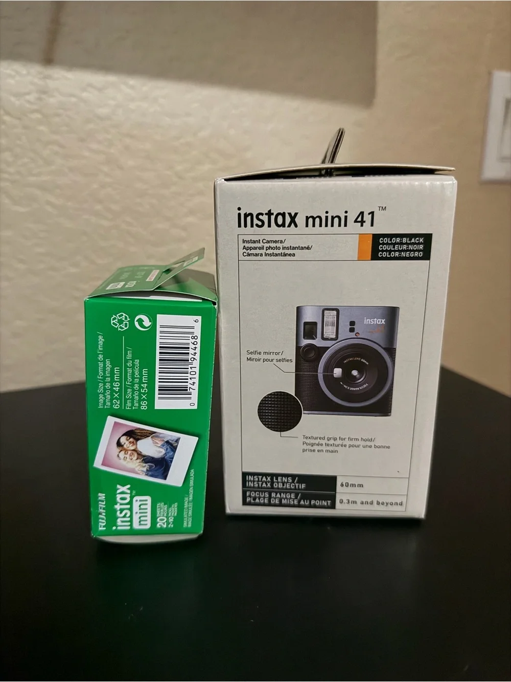 Instax Mini 41 Instant Camera - Black